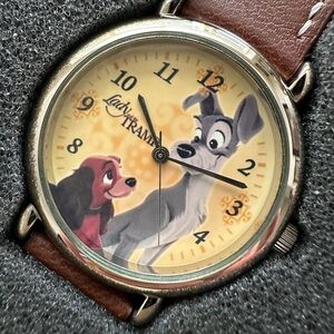 RARE Disney LADY AND THE TRAMP 50th Anniversary Watch COLLECTIBLE NOS NEW